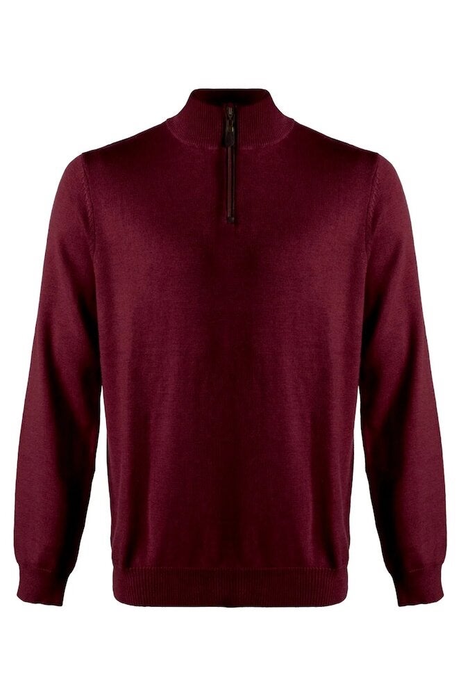 Viyella Wool Zip Sweater | The London Trading Company