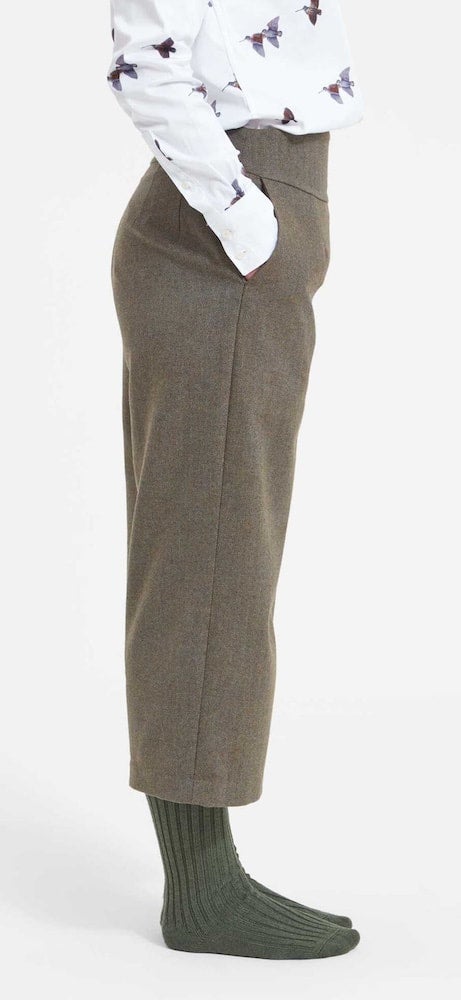 big check tweed culottes – shéller / シェリエ