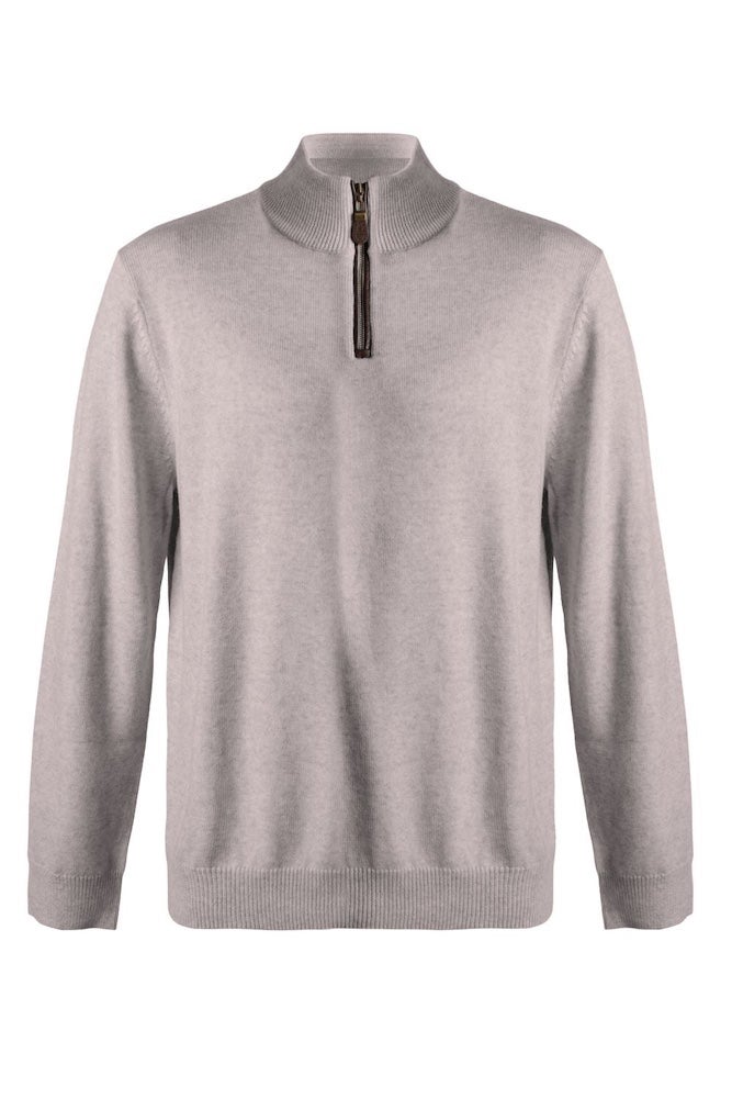 Viyella Wool Zip Sweater | The London Trading Company