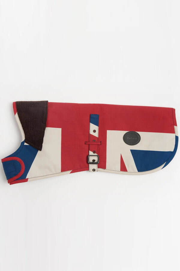 Red barbour dog coat new arrivals